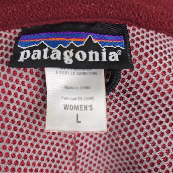 Patagonia Light Smoke Flash Jacket Soft Shell Womens Large Vermillion Red - Picture 8 of 10